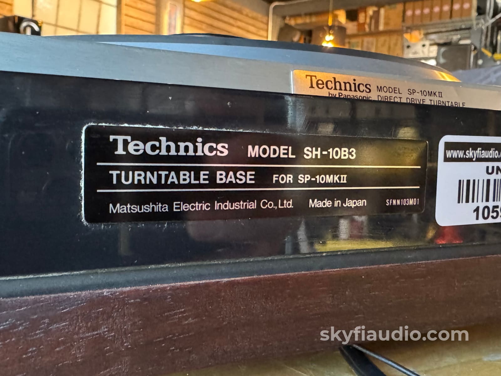 Vintage Technics Sp10 Drive + Plinth W/ Sme Series Iv Tonearm And Hana Sl Cartrige. Turntable