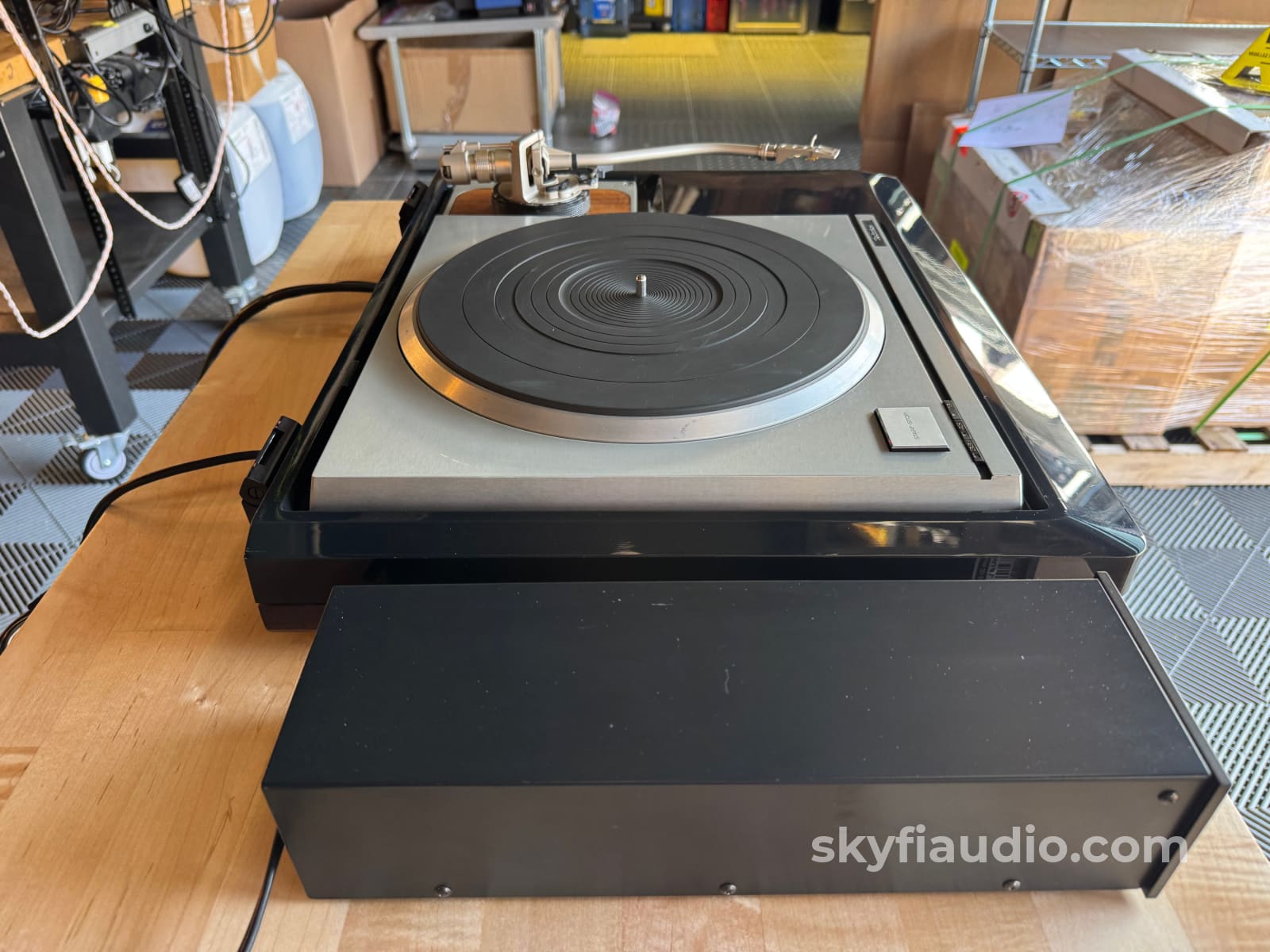 Technics SP-10MK2 Turntable - Serviced - W/ Obsidian Plinth Turntable