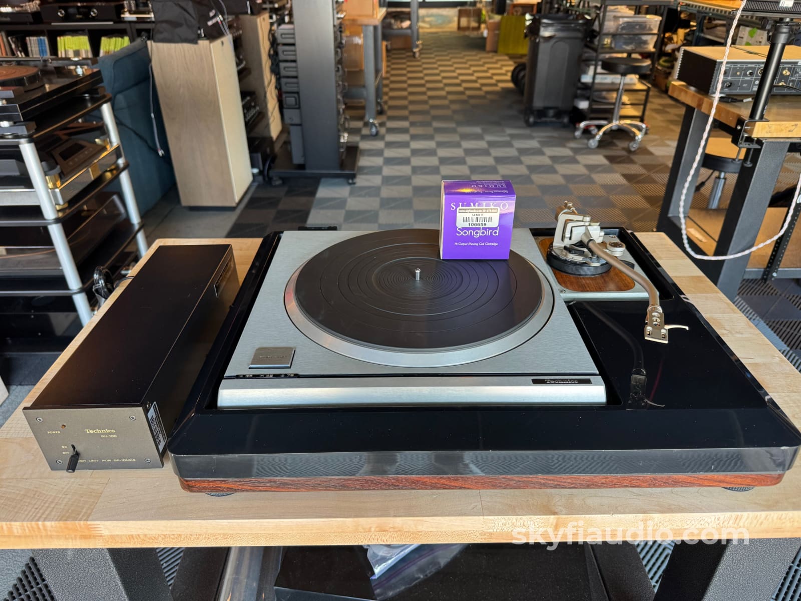 Technics SP-10MK2 Turntable - Serviced - W/ Obsidian Plinth Turntable