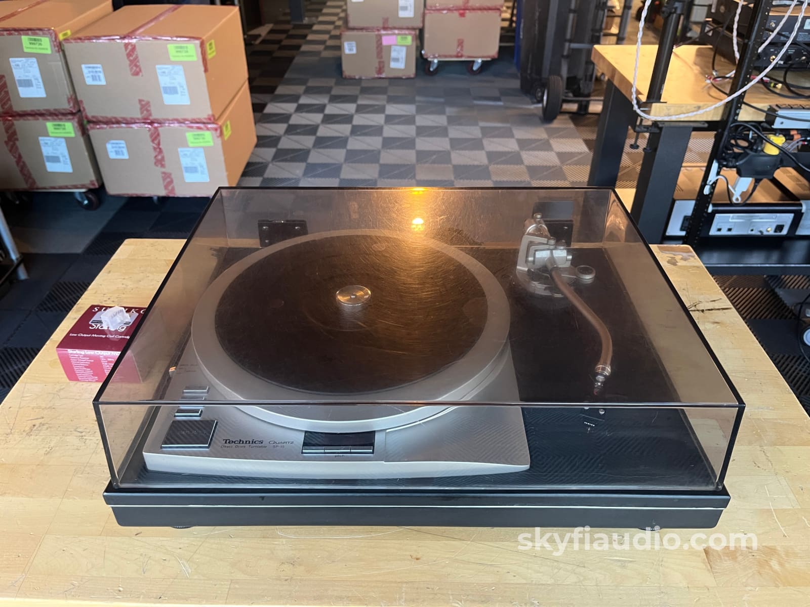 Technics Sp-15 Turntable W/ Sumiko Starling Cartridge