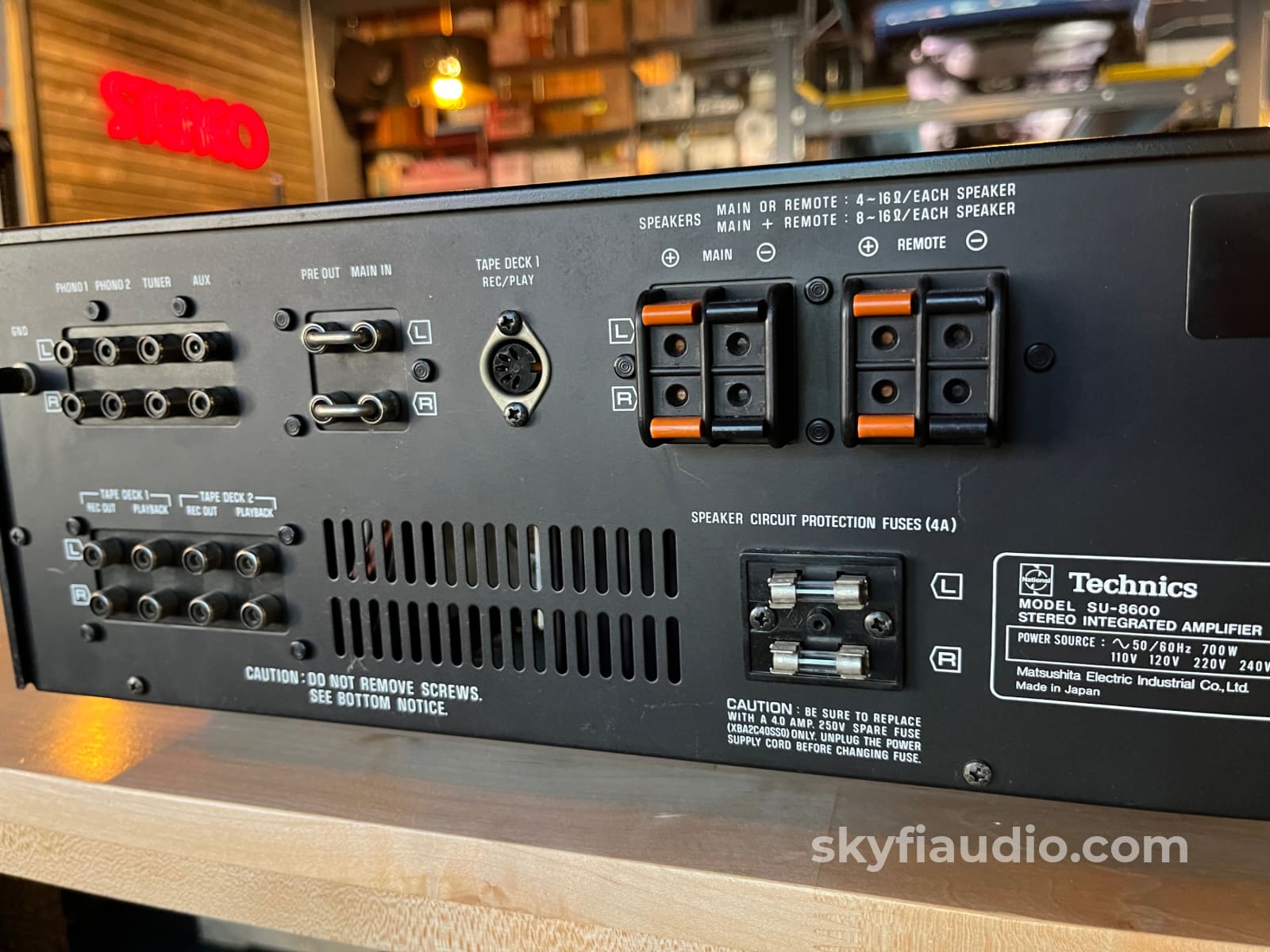 Technics SU 8600 Vintage Integrated Amplifier Integrated Amplifier