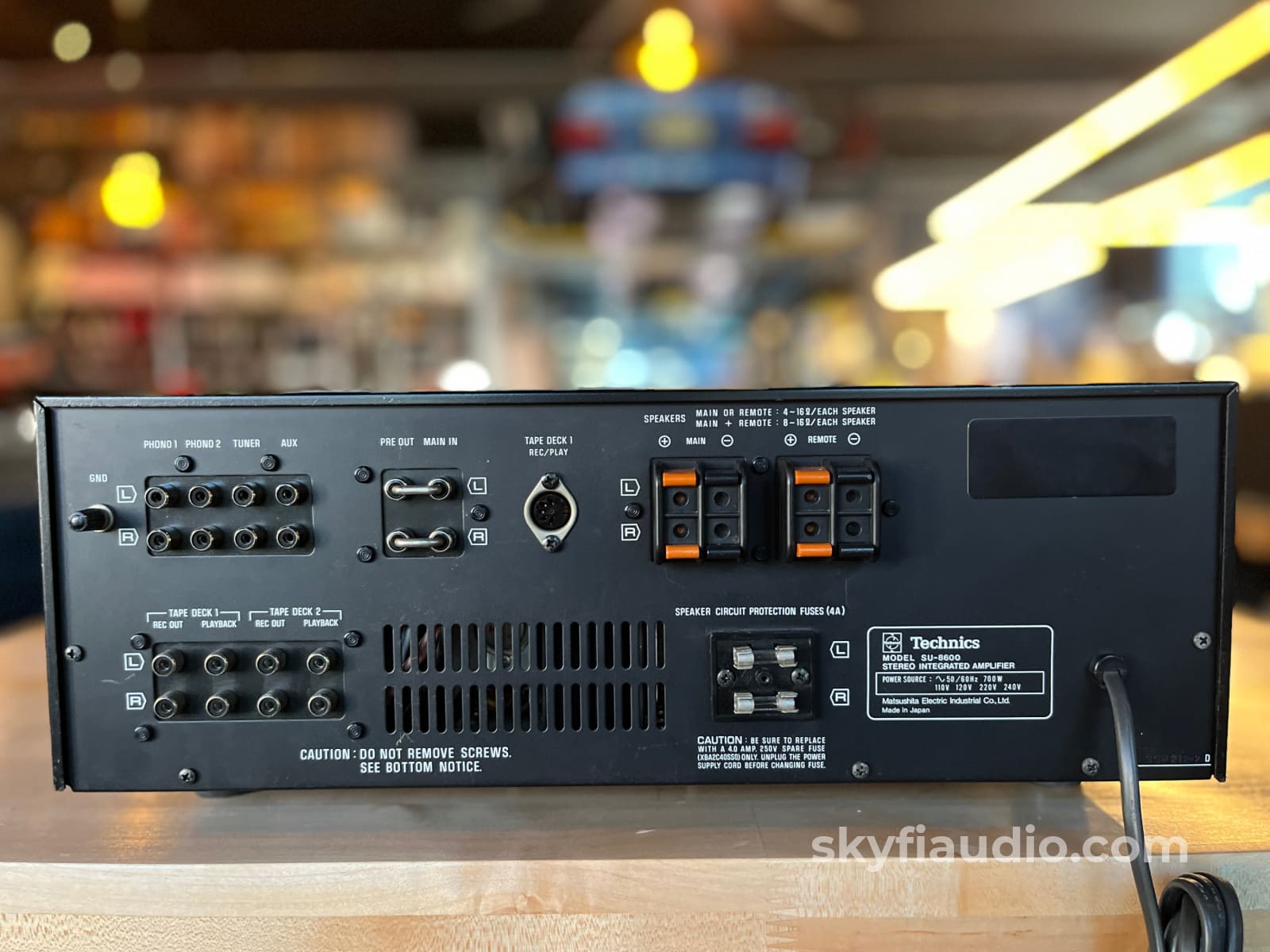 Technics SU 8600 Vintage Integrated Amplifier Integrated Amplifier