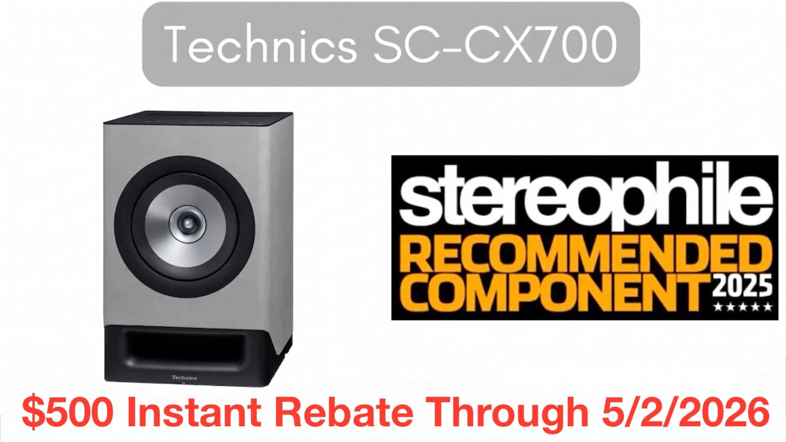 Technics Wireless Speaker System - SC-CX700 - Speakers