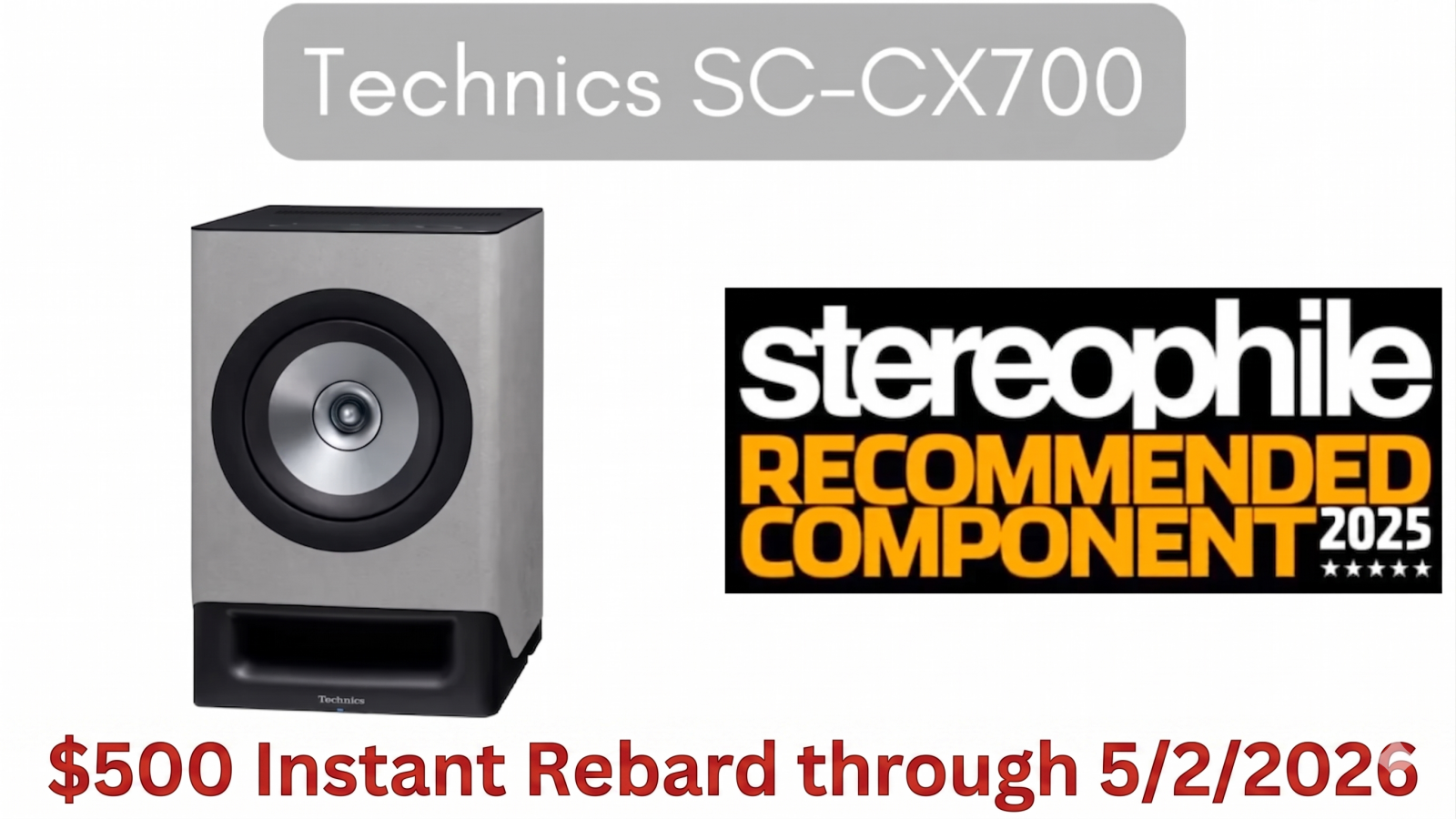 Technics Wireless Speaker System - SC-CX700 - Speakers