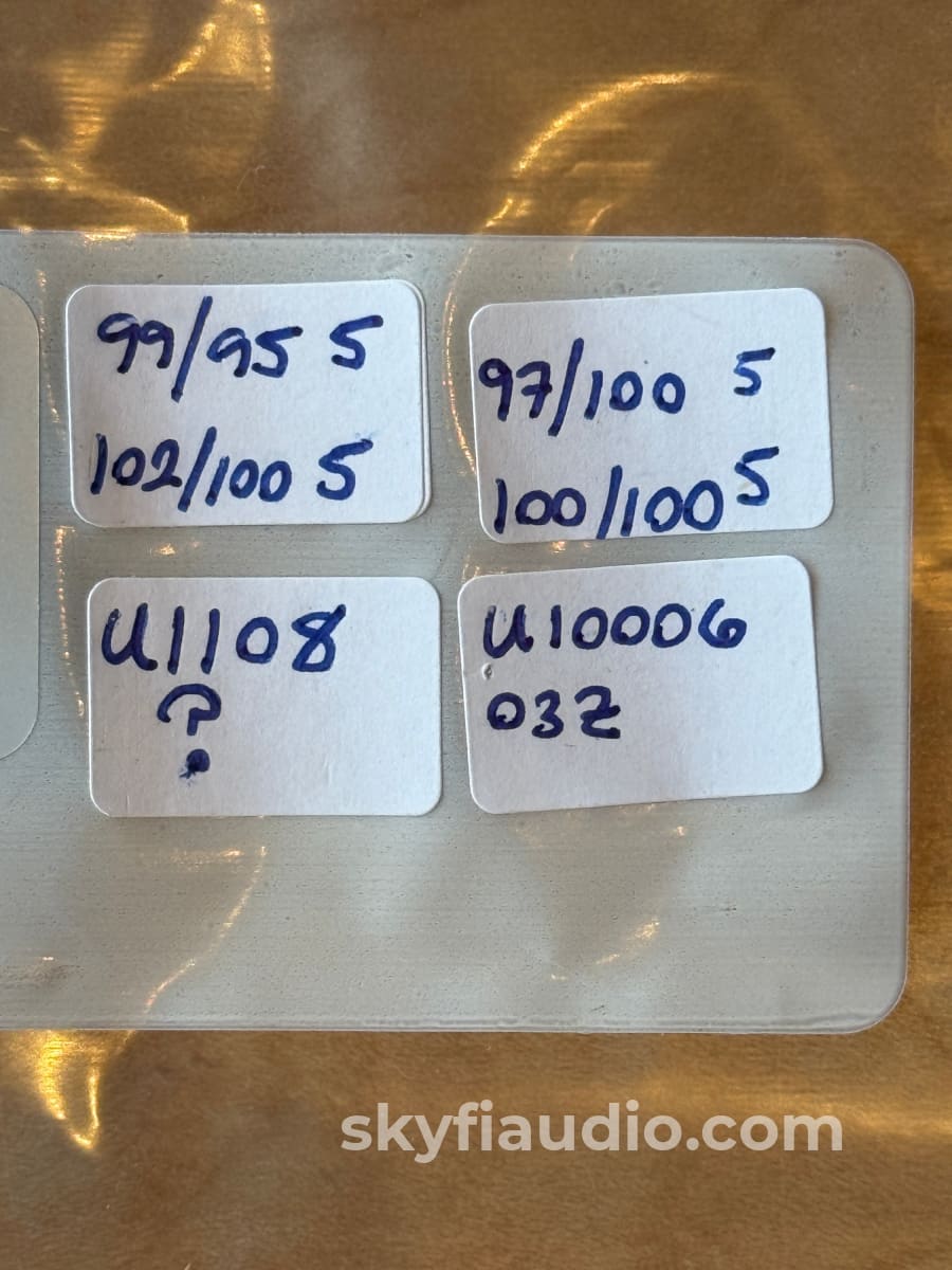 Telefunken ECC802 S Matched & Balanced Pair - Holy Grain 12AU7 Accessory