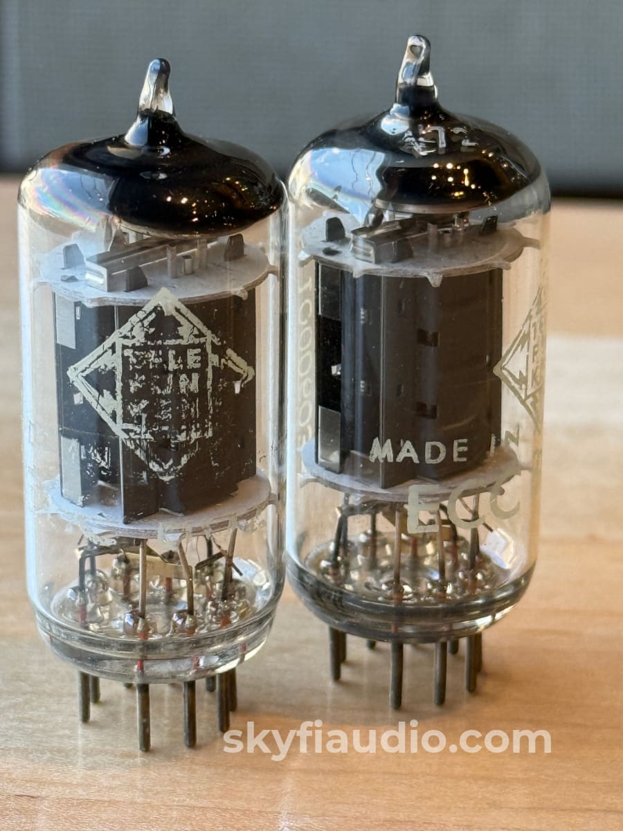 Telefunken ECC802 S Matched & Balanced Pair - Holy Grain 12AU7 Accessory