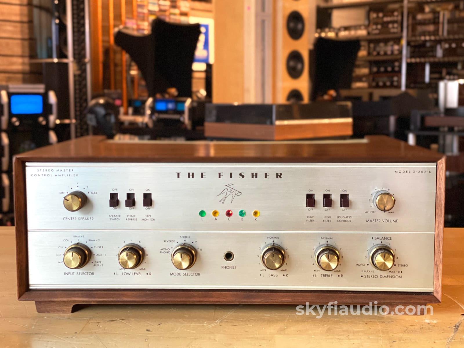 The Fisher X-202B Tube Integrated Amplifier With Case - Super Clean Re