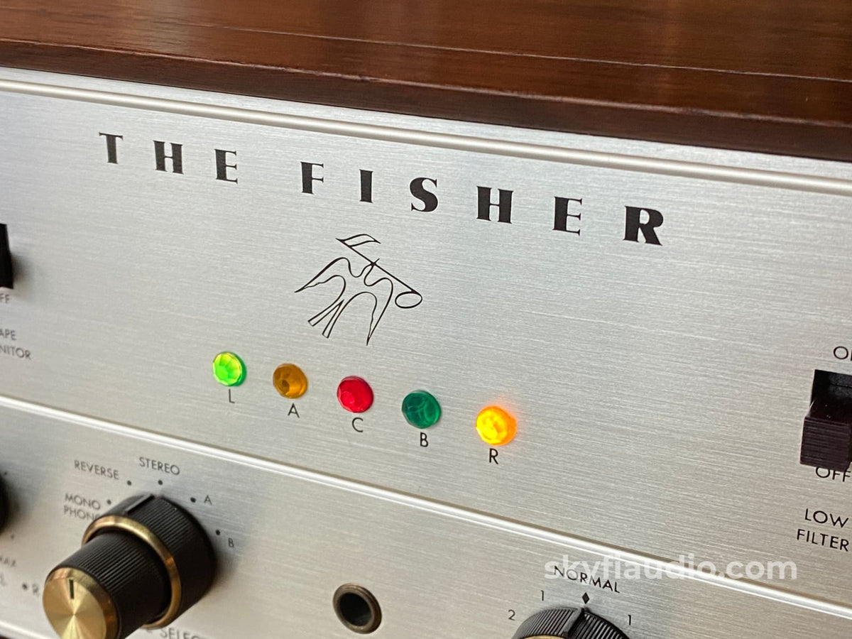 The Fisher X-202B Tube Integrated Amplifier With Case - Super Clean Survivor!