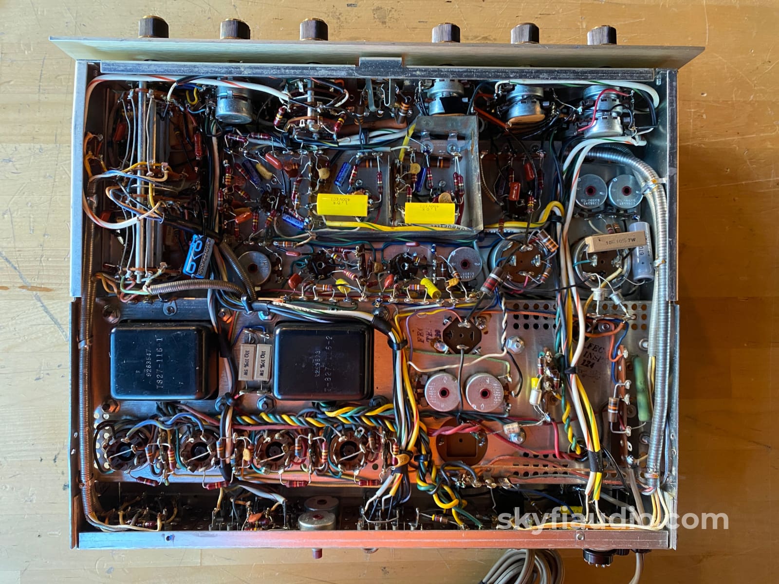 The Fisher X-202B Tube Integrated Amplifier With Case - Super Clean Survivor!