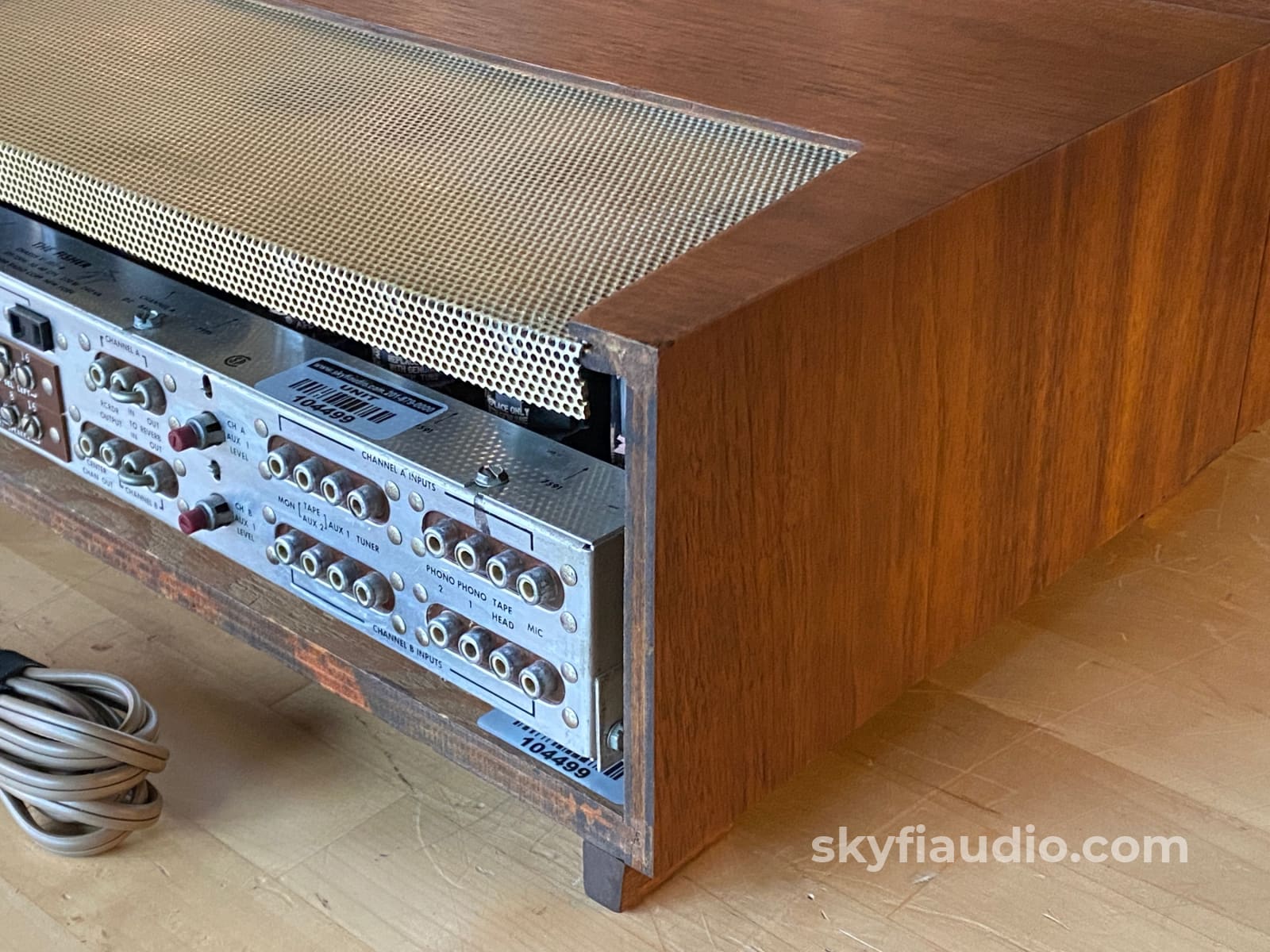 The Fisher X-202B Tube Integrated Amplifier With Case - Super Clean Survivor!