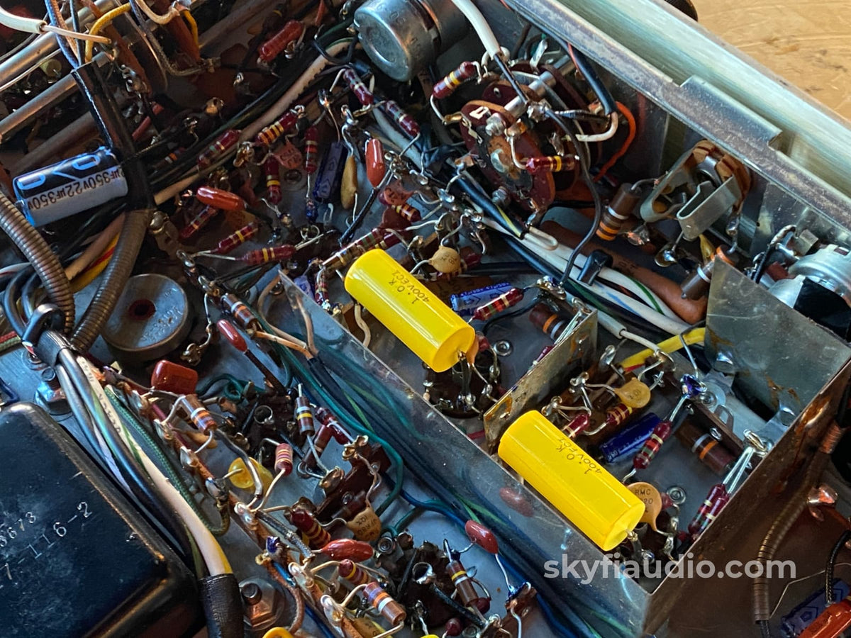 The Fisher X-202B Tube Integrated Amplifier With Case - Super Clean Survivor!