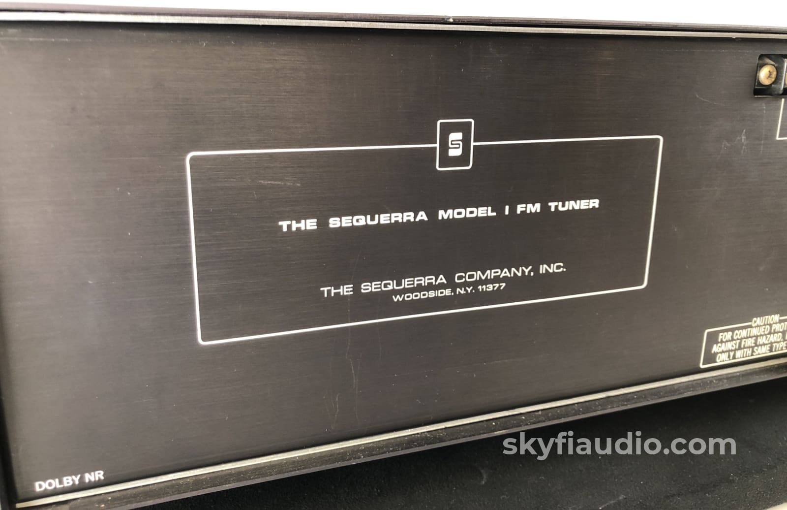 The Sequerra Model 1 Fm Tuner In A Super Rare Gold Finish