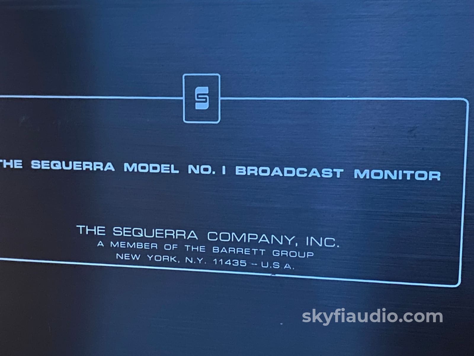 The Sequerra Model No.1 Broadcast Monitor - Best Tuner Ever!