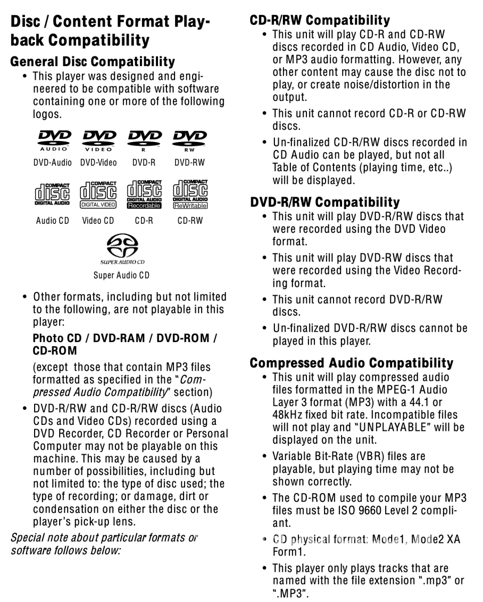 Theta Digital Compli - Universal Disc Player And Transport (Sacd/Cd/Cd-R/Mp3/Dvd-A) Cd +