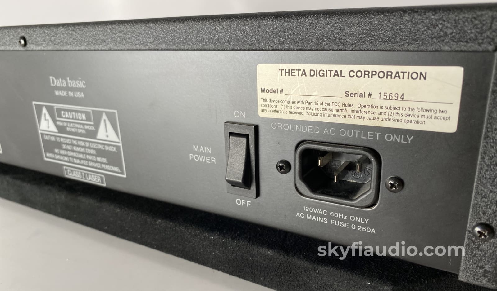 Theta Digital Data Basic Ii Transport - Complete Set And Serviced Cd +