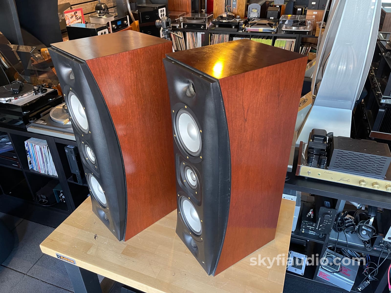Thiel Mcs1 - Coherent Source Left/Right/Center (Lcr) Speaker System Amberwood Finish Speakers