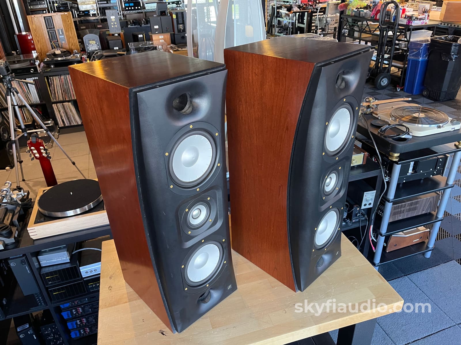 Thiel Mcs1 - Coherent Source Left/Right/Center (Lcr) Speaker System Amberwood Finish Speakers