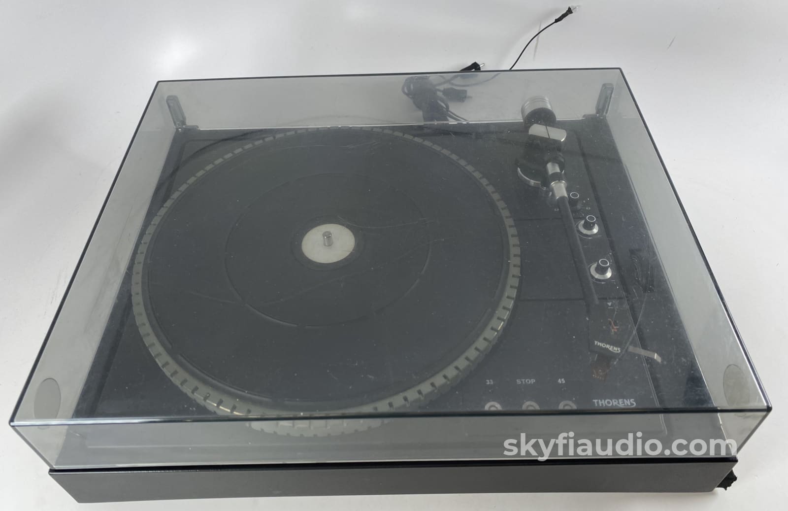 Thorens Td 105 Vintage Turntable With Grado Gold Cartridge