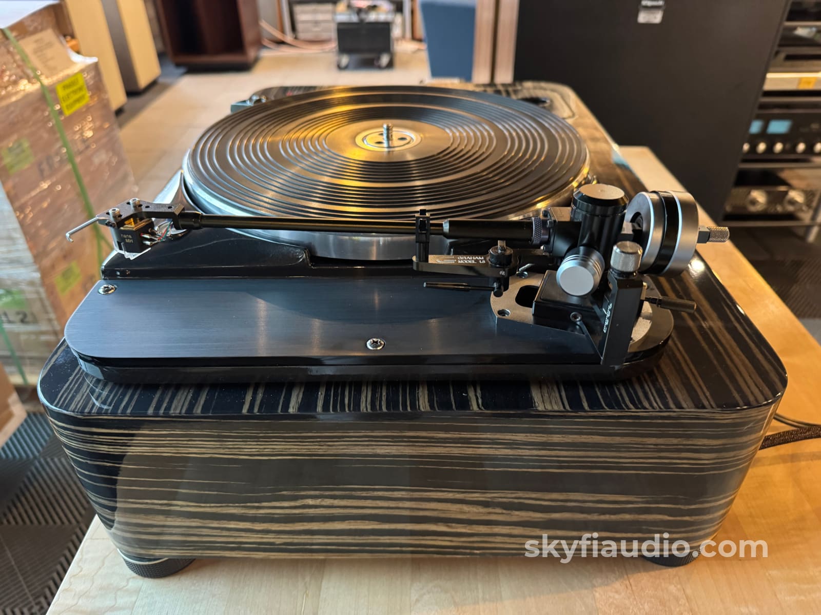 Custom Thorens TD124 Turntable w/ Graham Engineering Tonearm + New Hana MH Turntable