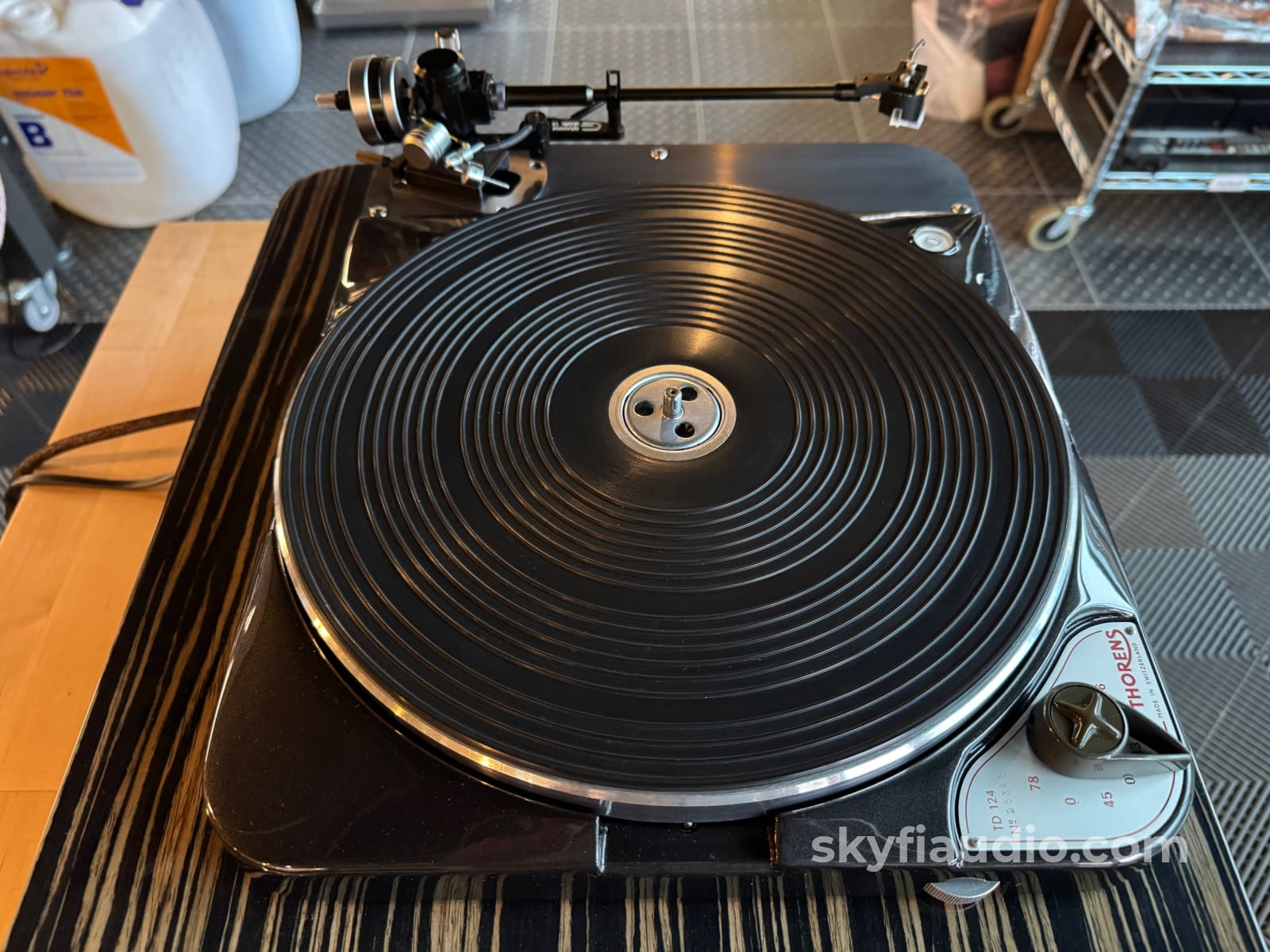 Custom Thorens TD124 Turntable w/ Graham Engineering Tonearm + New Hana MH Turntable