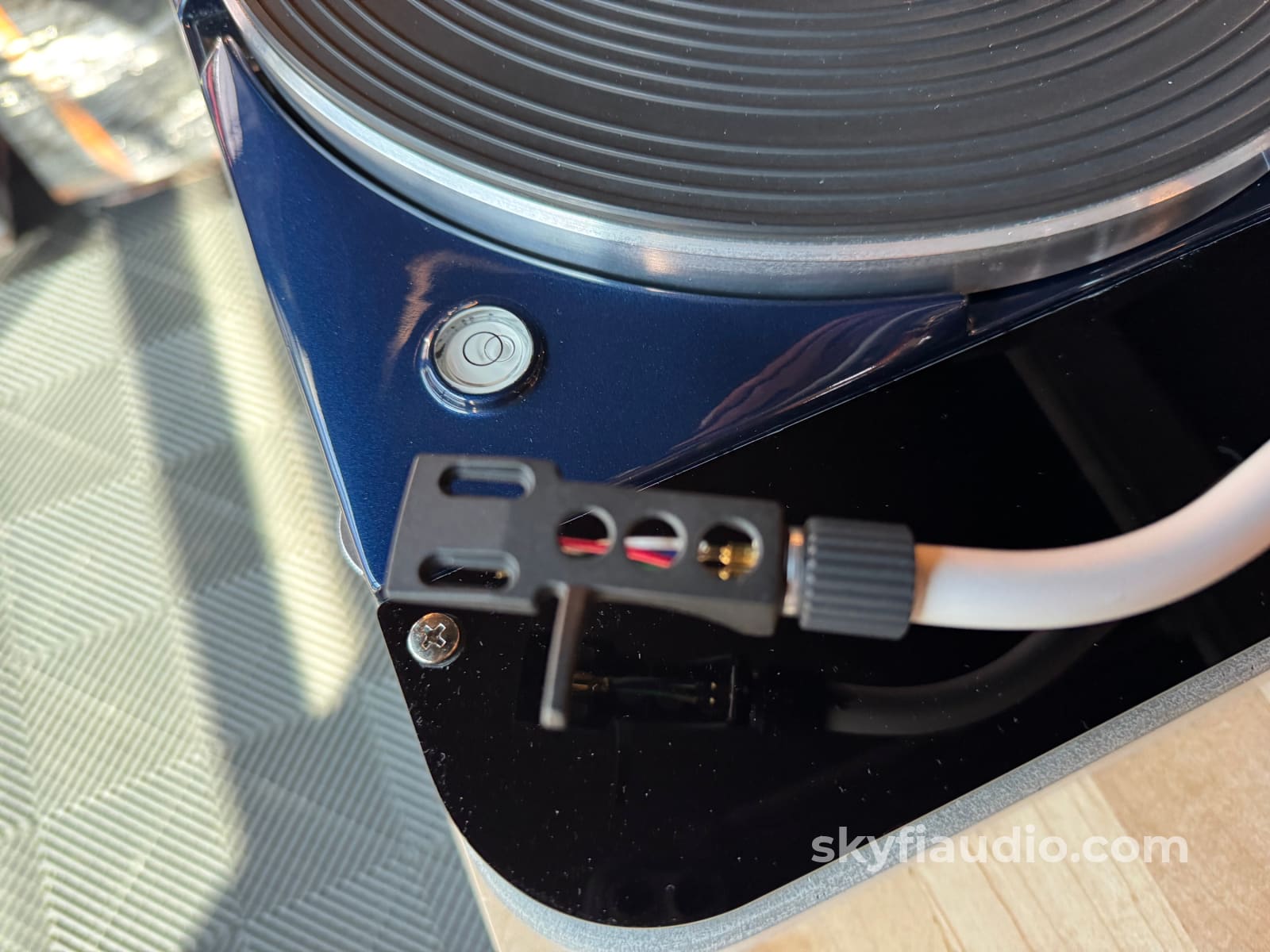 Thorens TD-124 Turntable W/ - Concrete Plinth and New Lyra Delos MC Phono Cartridge Turntable