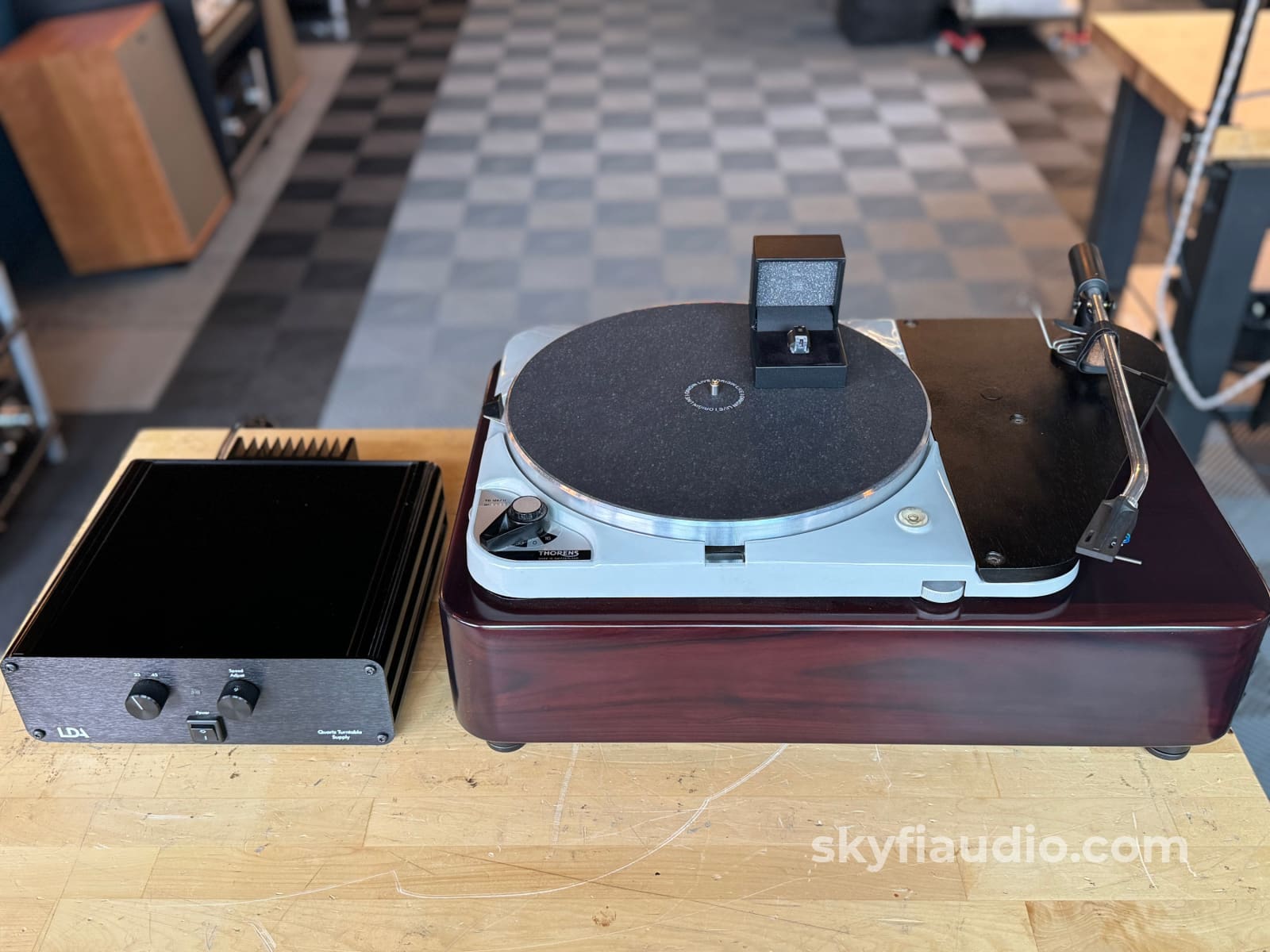 Thorens TD-124 Vintage Turntable Customized by Schopper AG