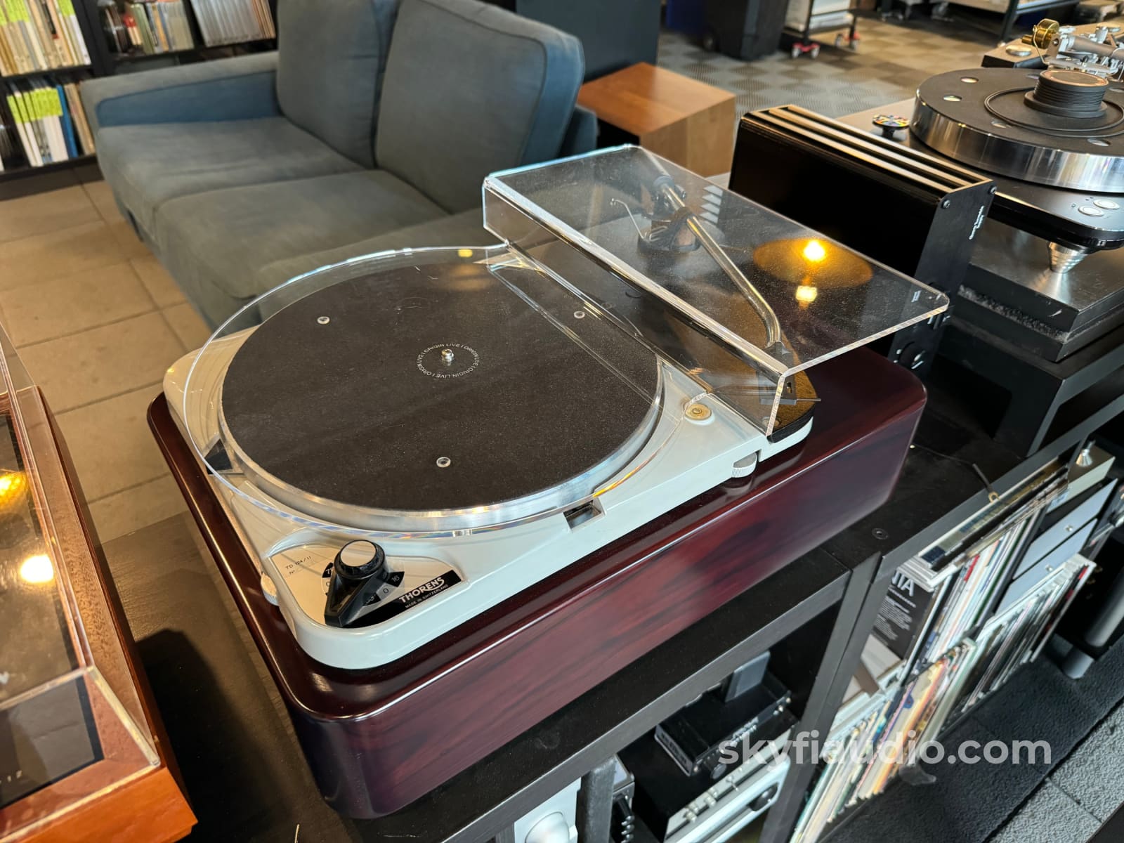 Thorens TD-124 Vintage Turntable Customized by Schopper AG