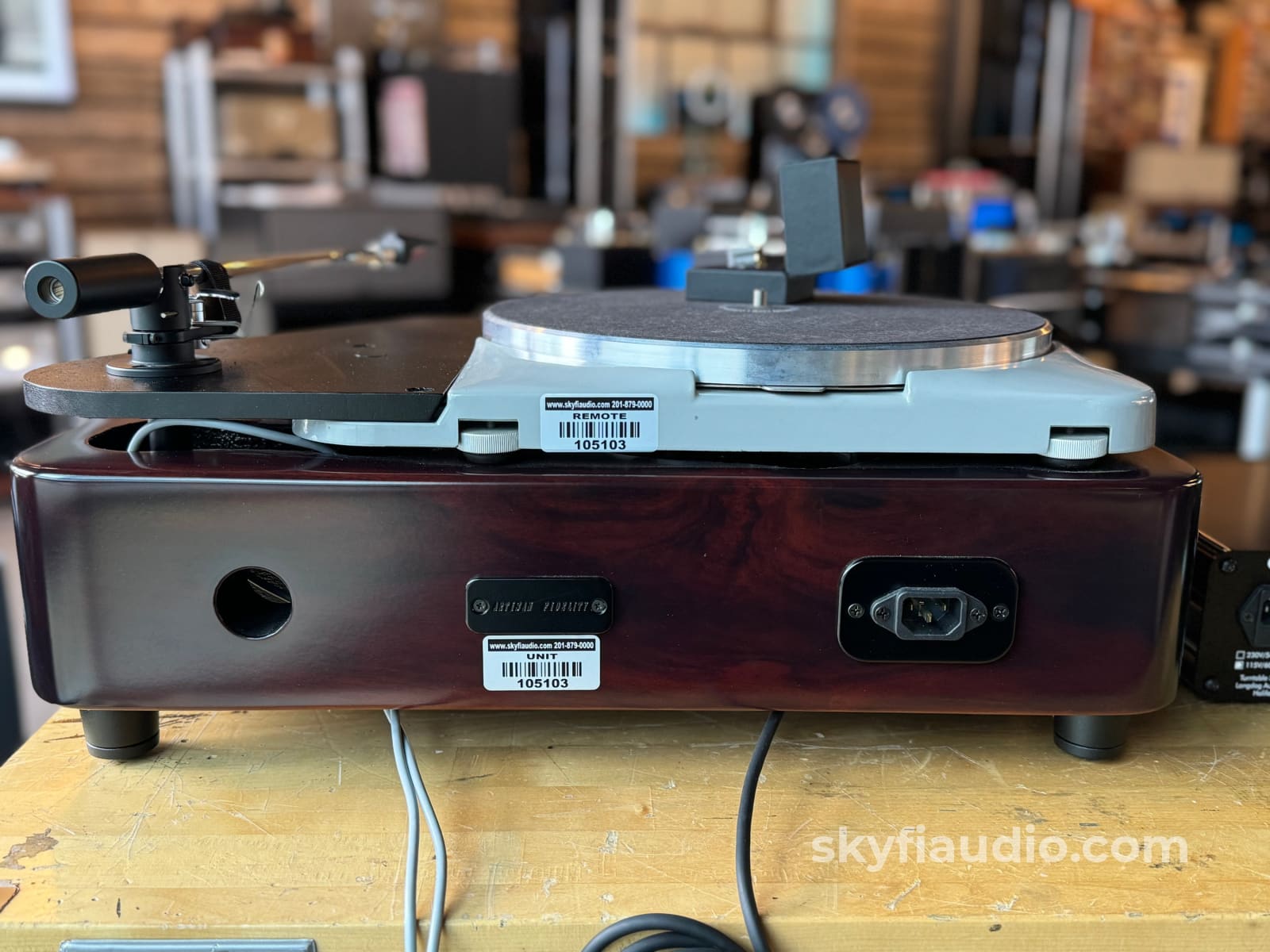 Thorens TD-124 Vintage Turntable Customized by Schopper AG