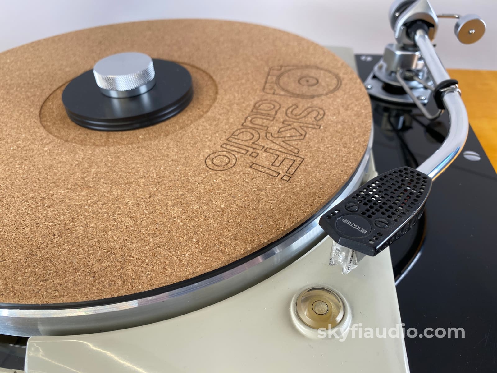 Thorens Td-124 With Custom Solid Wood Plinth And Sme3009 Tonearm Turntable