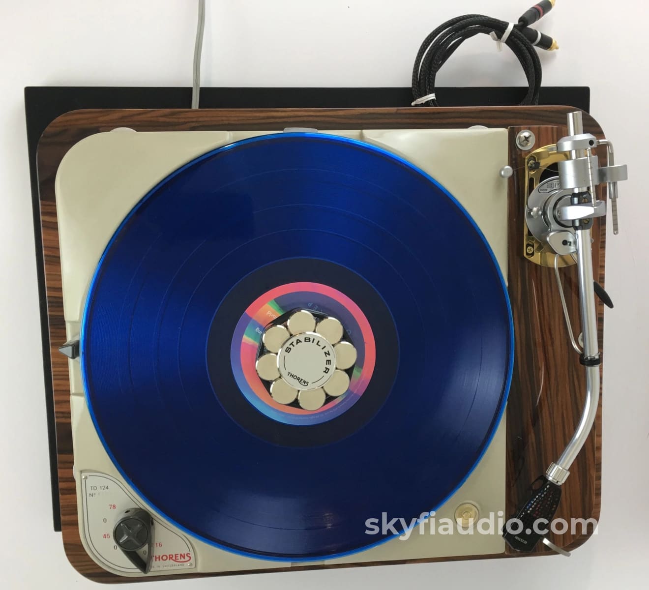 Thorens Td-124 With New Sme 3009 And Solid Rosewood Plinth Turntable