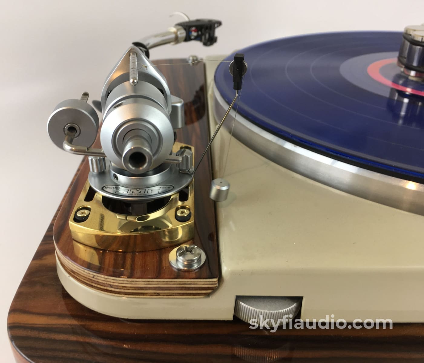 Thorens Td-124 With New Sme 3009 And Solid Rosewood Plinth Turntable