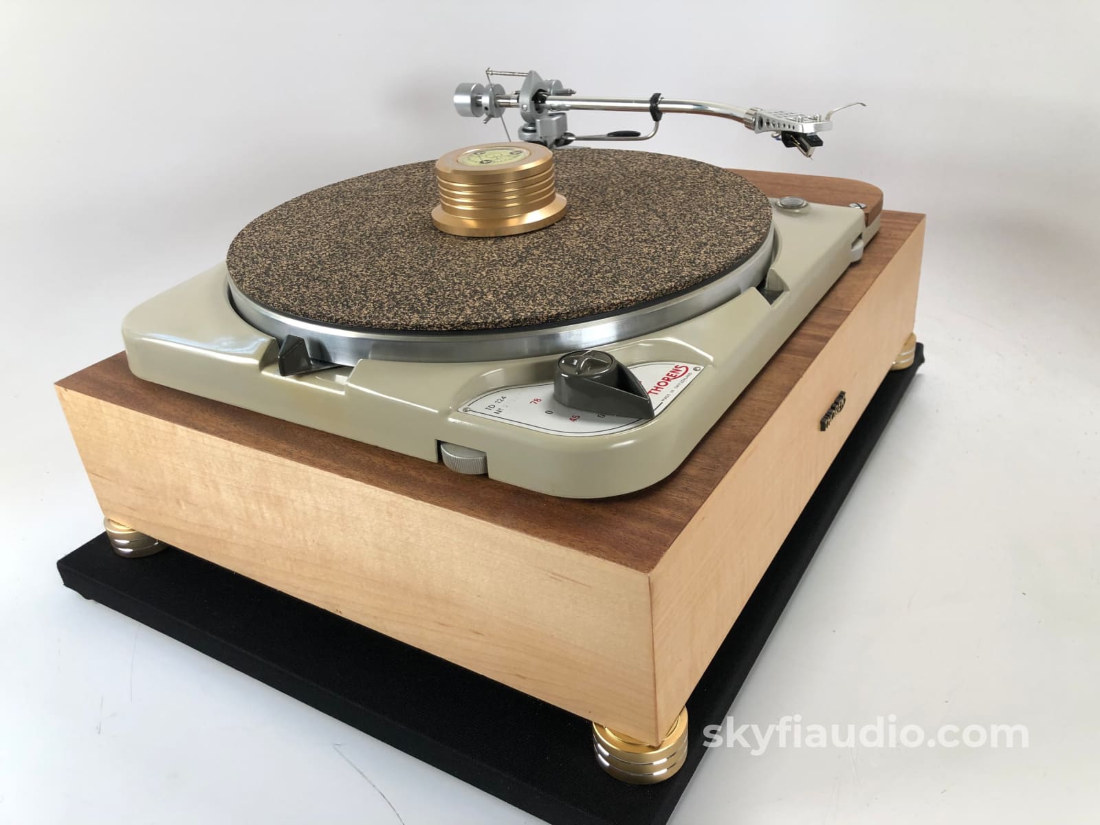 Thorens Td-124 With Plinth And Restored Sme3009 - Completely Customizable Turntable