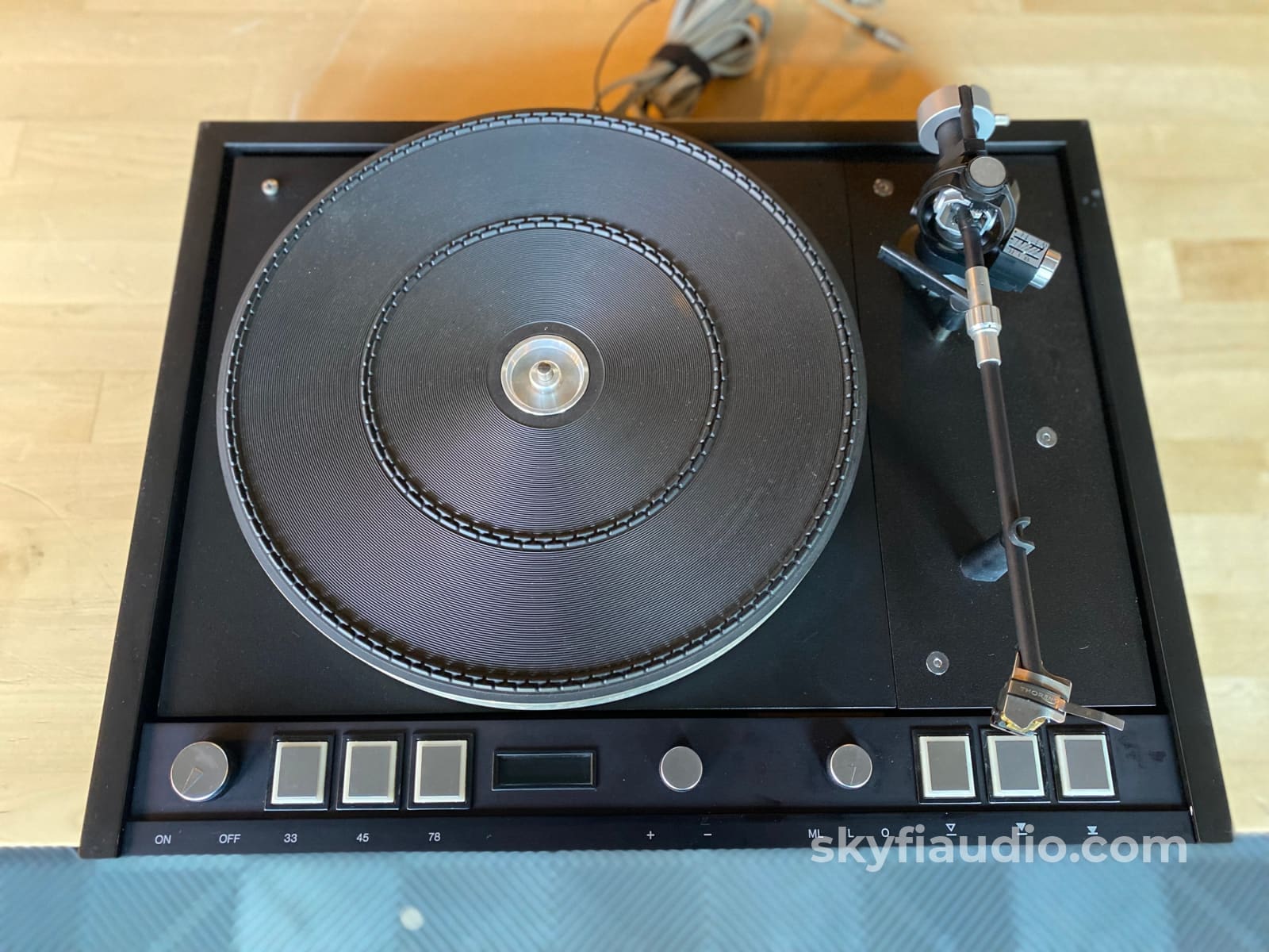 Thorens Td126 Mkii Vintage Turntable With Shure Ultra 500 Cartridge