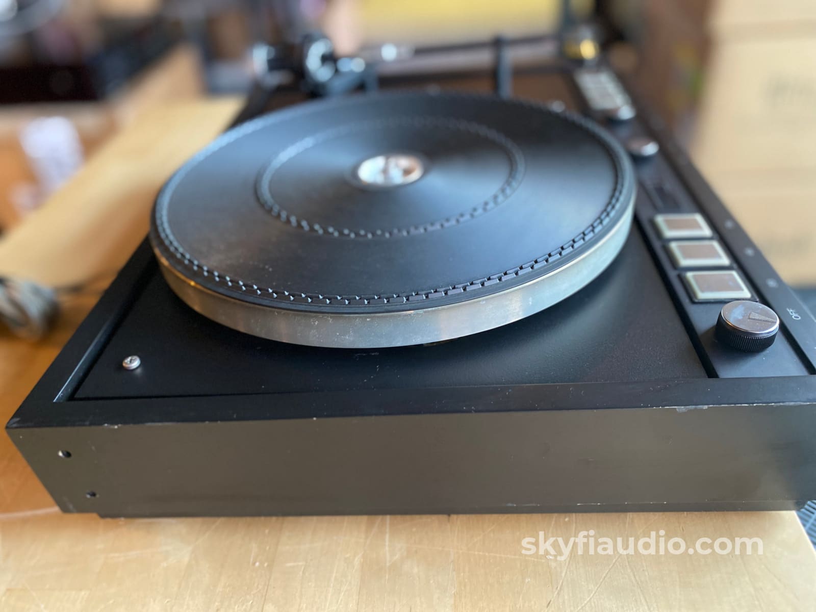 Thorens Td126 Mkii Vintage Turntable With Shure Ultra 500 Cartridge