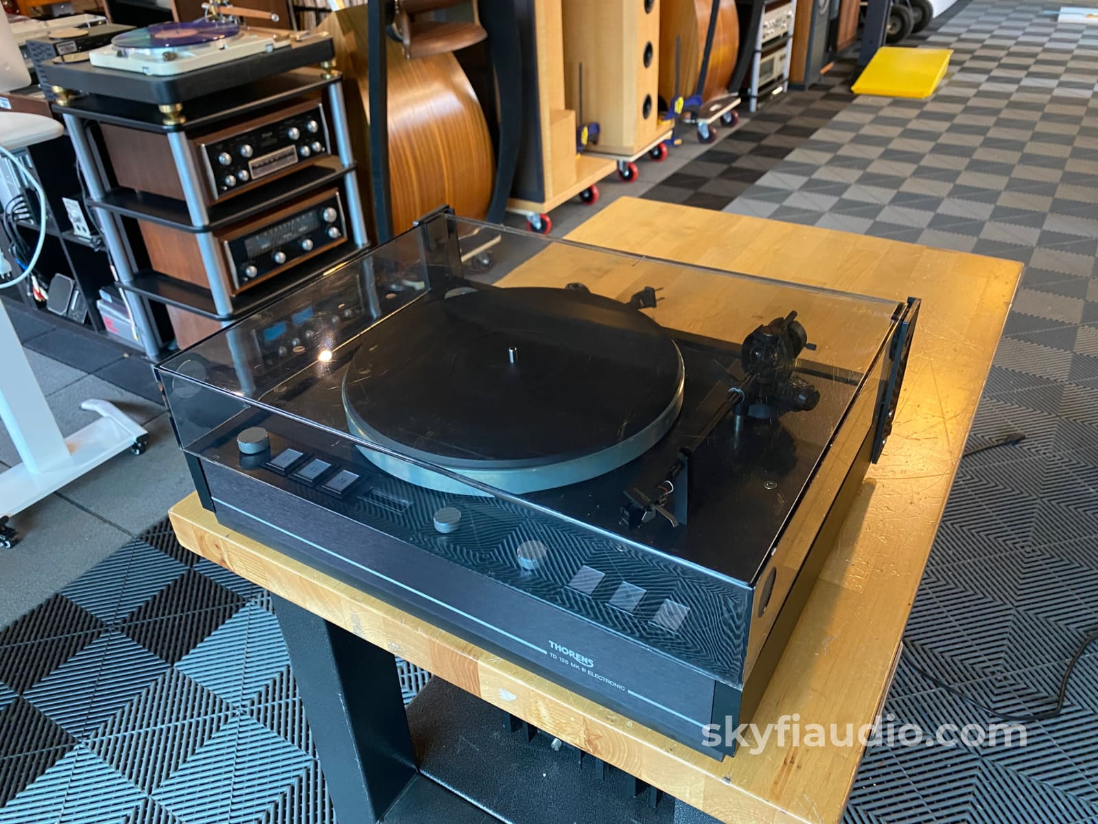 Thorens Td 126 Mkiii Vintage Turntable With Grado Cartridge