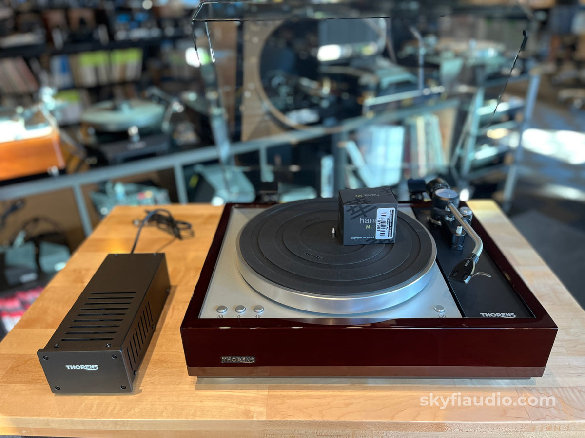 Thorens TD 1601 Turntable W/ New Hana ML Cartridge - Open Box - Turntable