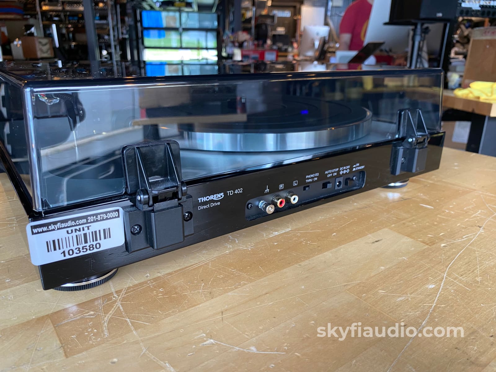 Thorens Td 402 Dd Semi-Automatic Turntable With Audio Technica At33Ev