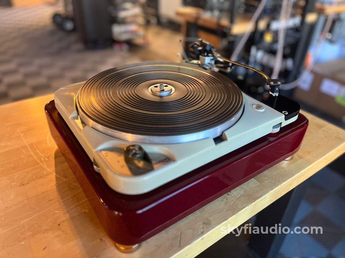 Thorens Td124 Turntable - Customized And Calibrated W/ Hana Sh (Mc) Cartridge