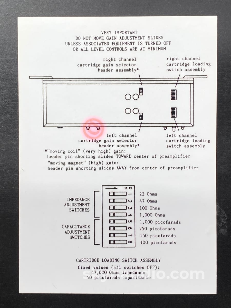 Threshold Fet 10/Pc Mm/Mc Based Phono Stage W/ External Power Supply ~ Recapped Preamplifier