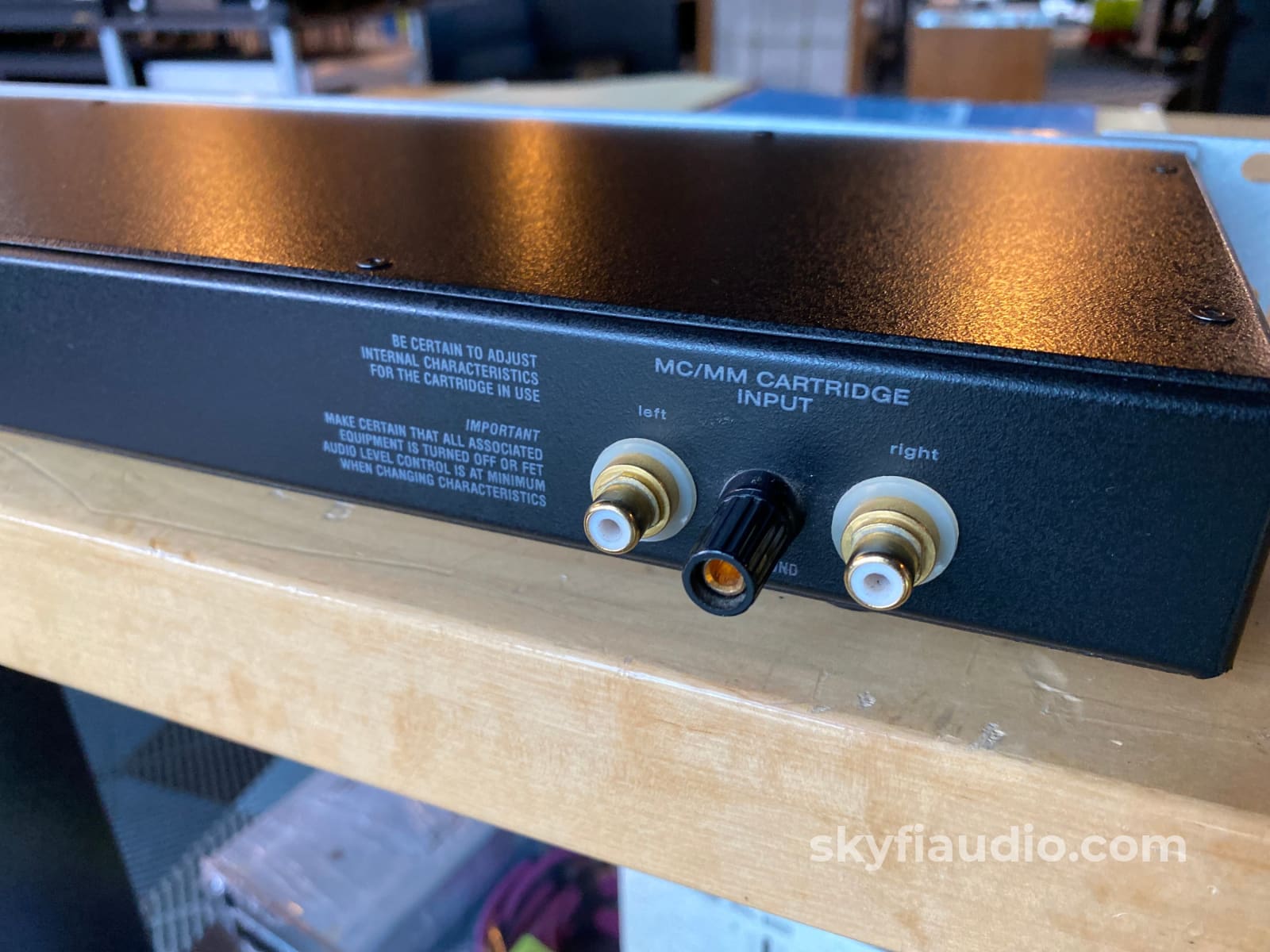 Threshold Fet 10/Pc Mm/Mc Based Phono Stage W/ External Power Supply ~ Recapped Preamplifier