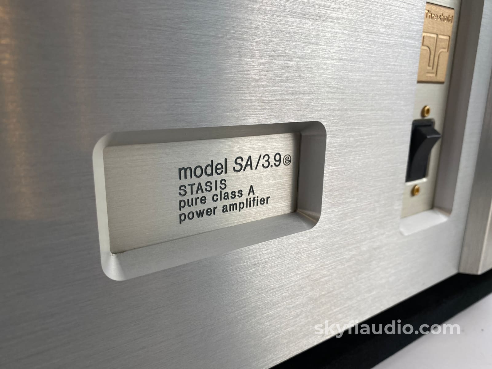 Threshold Sa/3.9E Stasis Solid State Vintage Amplifier (Nelson Pass) Rare
