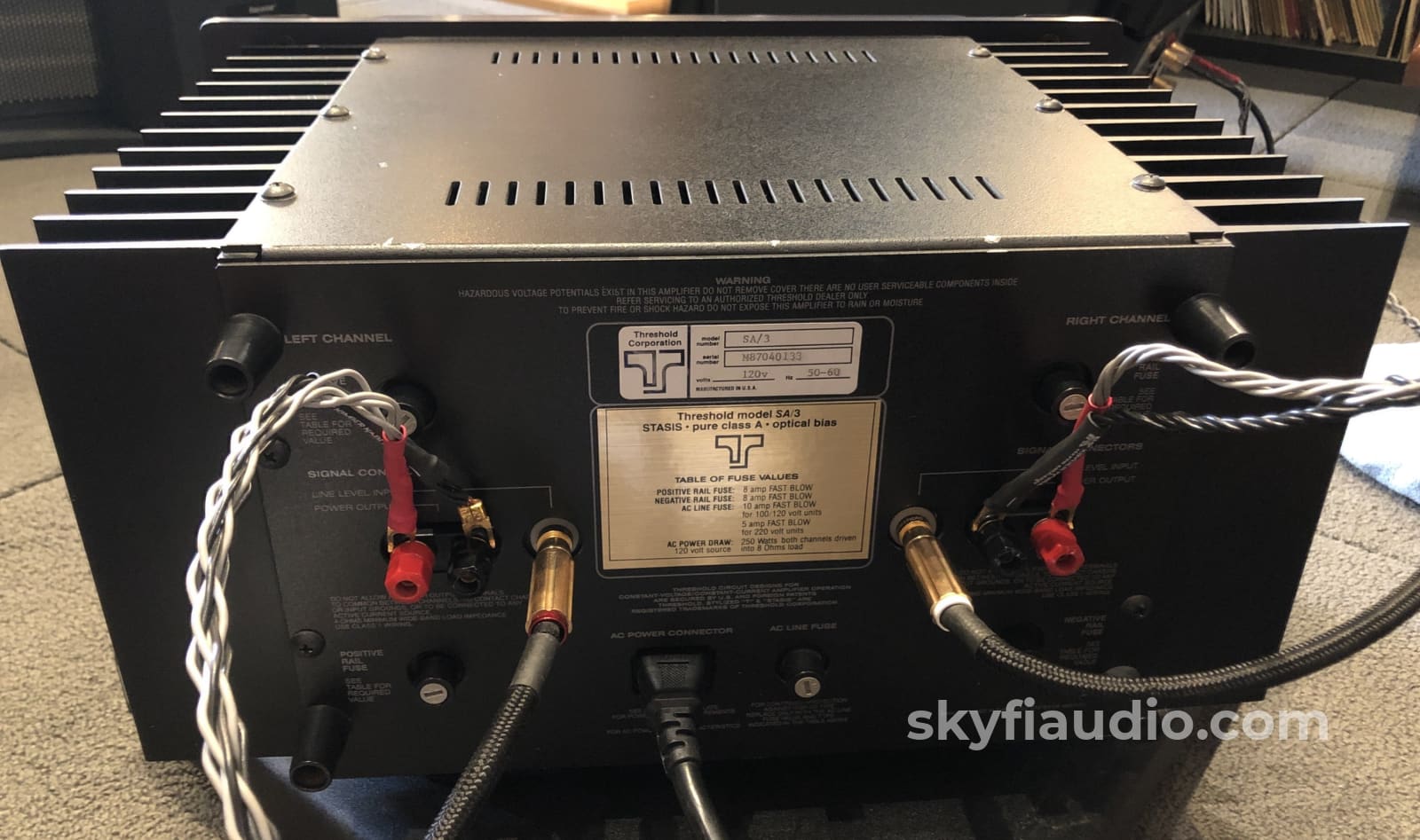 Threshold Sa/3 Stasis Amplifier - 50 Glorious Class A Watts