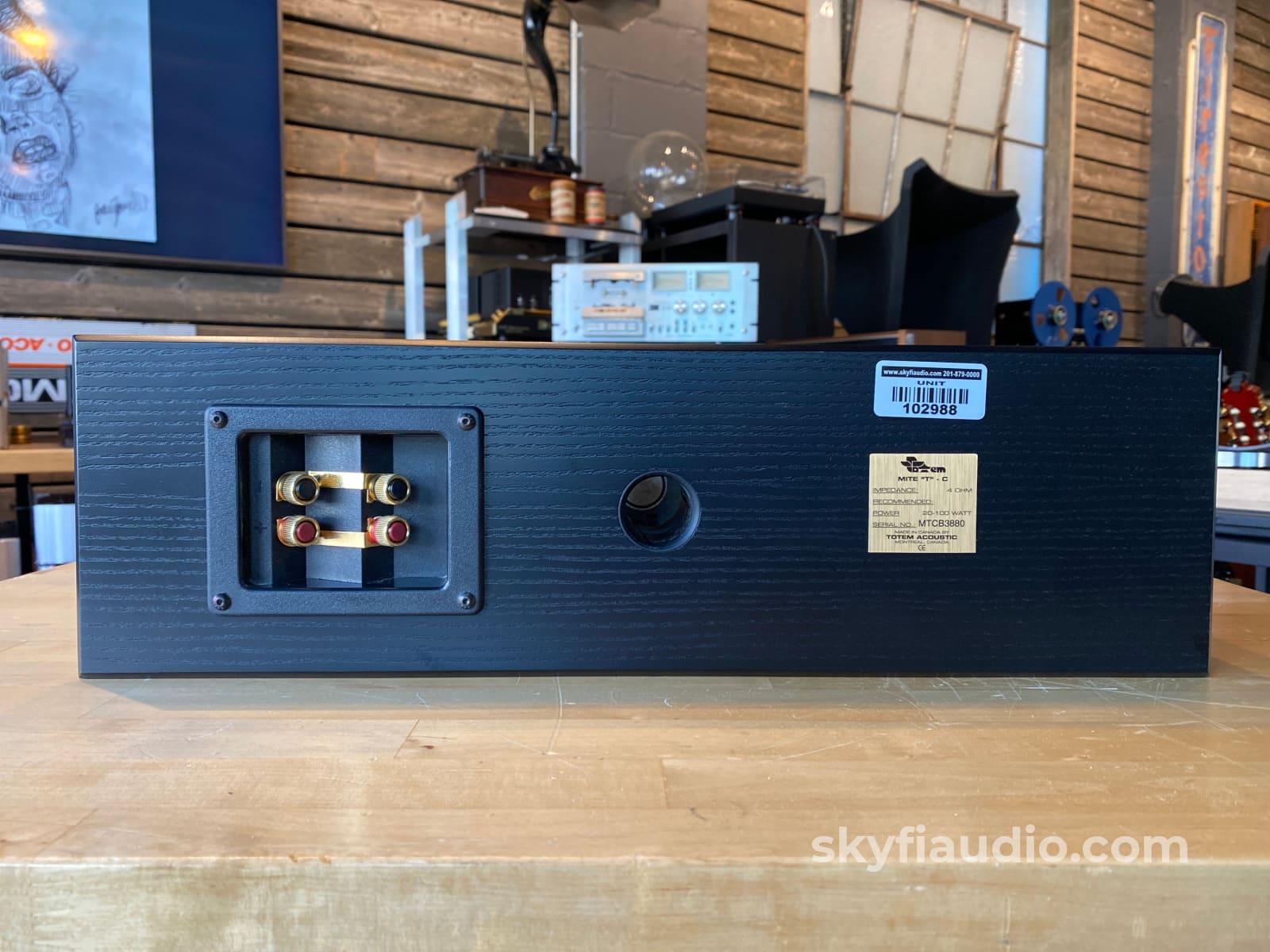 Totem Mite-T Center Channel Speaker - Super Clean Speakers