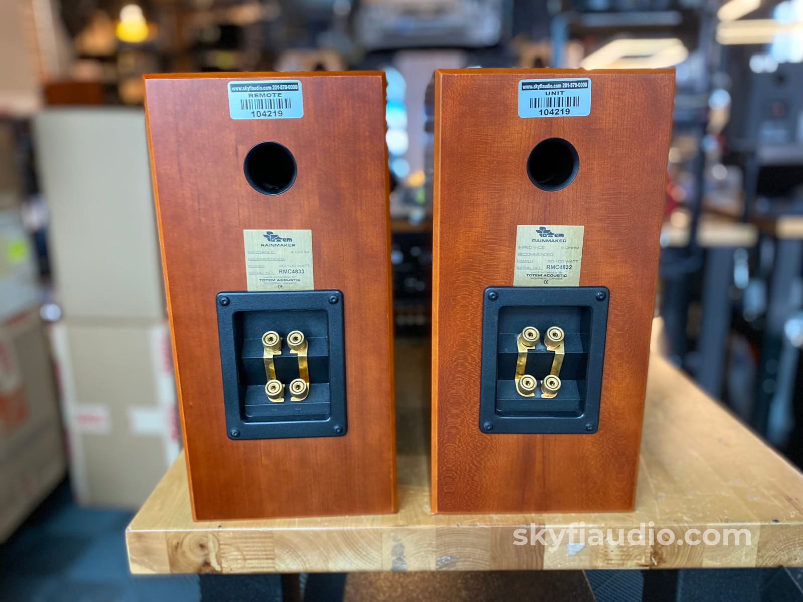 Totem Rainmaker Bookshelf Speakers