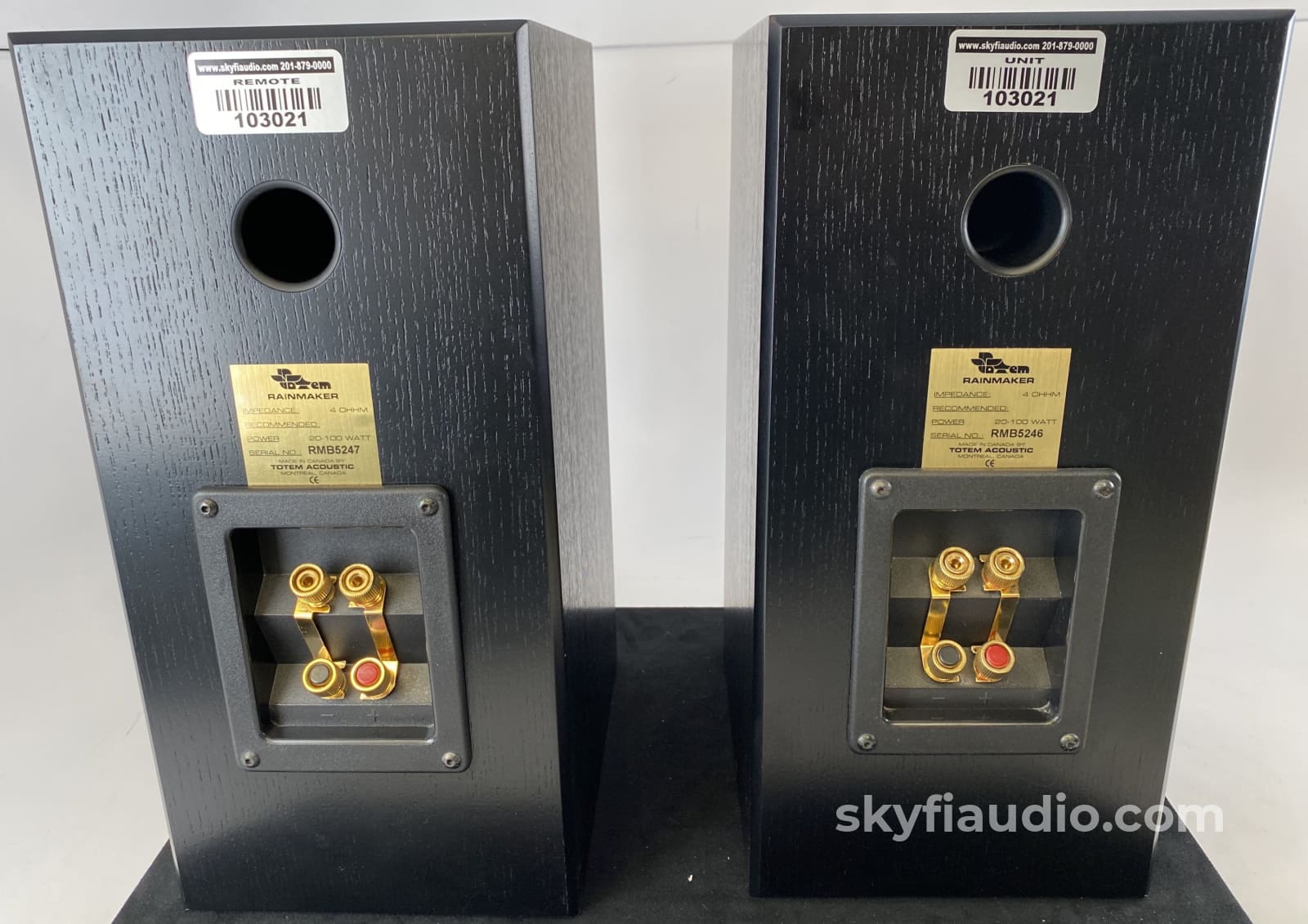 Totem Rainmaker Bookshelf Speakers - Big Sound