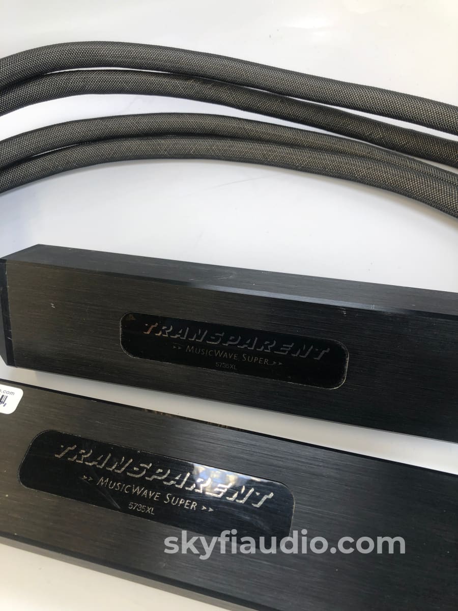 Transparent Audio - MusicWave Super 5735XL Speaker Cables with Spades