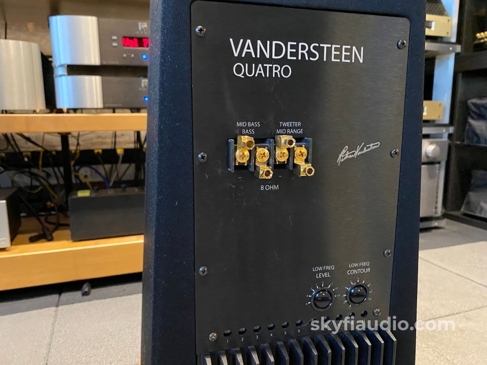 Vandersteen Quatro Speakers With M5-Hp High-Pass Filters