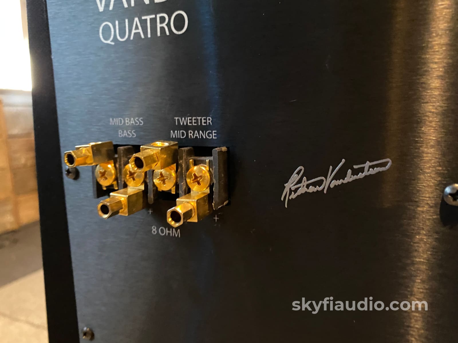 Vandersteen Quatro Speakers With M5-Hp High-Pass Filters