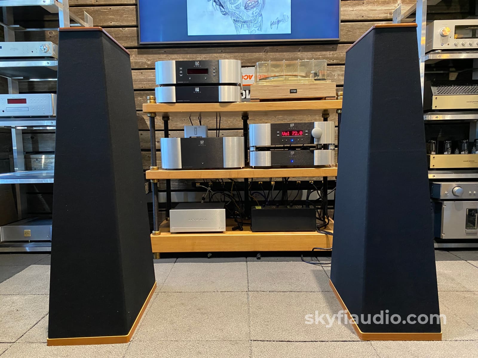 Vandersteen Quatro Speakers With M5-Hp High-Pass Filters