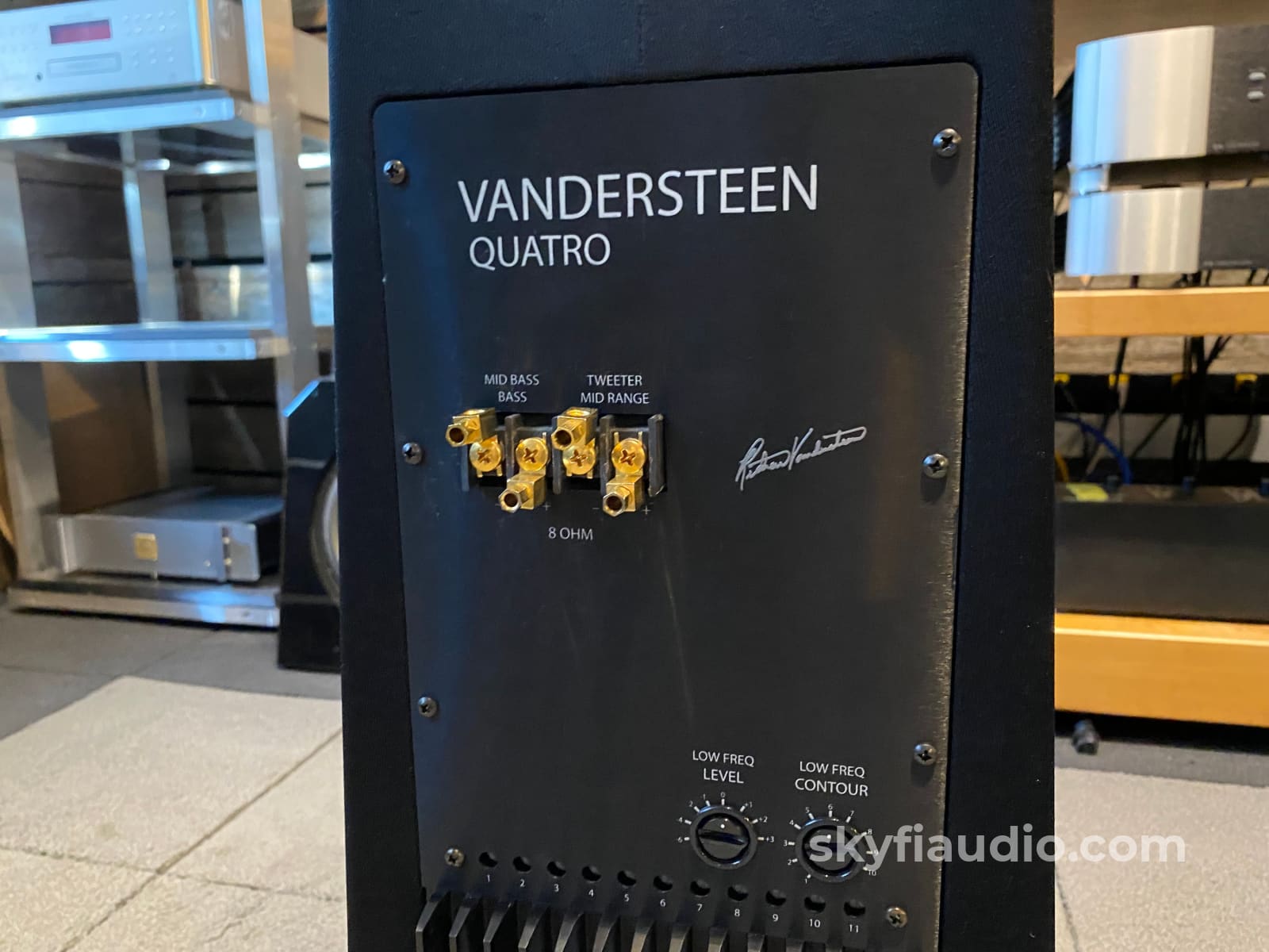 Vandersteen Quatro Speakers With M5-Hp High-Pass Filters